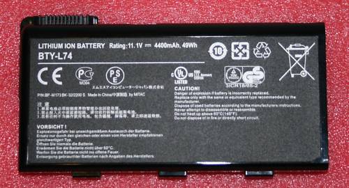 (image for) 4400mAh 6 Zellen MSI BTY-L74 BTY-L75 MS-1682 91NMS17LD4SU1 Akku