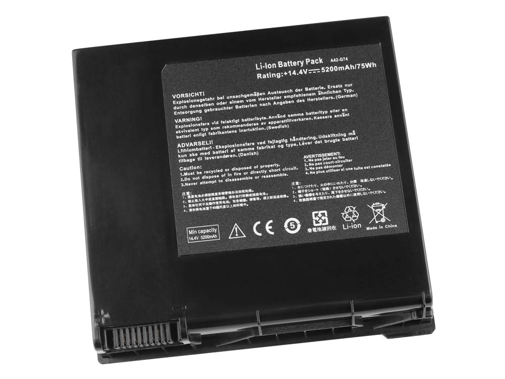 (image for) 8 Zellen 5200mAh Akku Asus A42-G74 ICR18650-26F