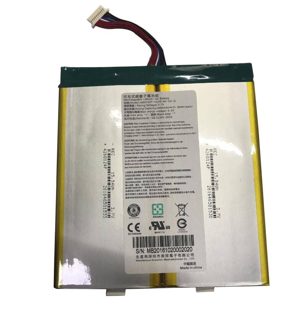 (image for) 8400mAh 31.08Wh 2 Zellen Akku Acer 1ICP5/60/124-2