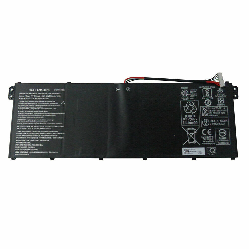 (image for) 6440mAh 48Wh 4-Zellen Akku Acer AC16B7K AC16B8K KT.00407.005