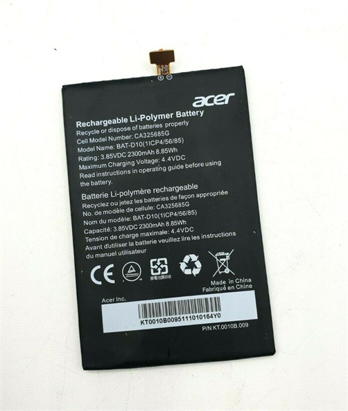 (image for) Original 2300mAh 8.85Wh 1 Zellen Akku Acer 1ICP4/56/85