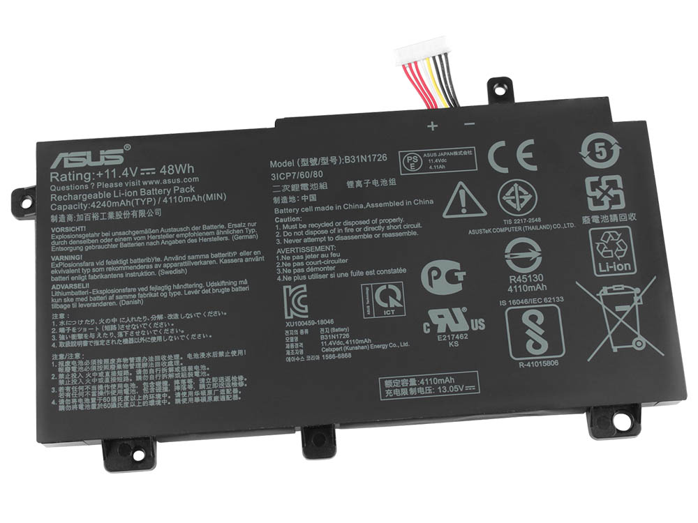 (image for) Asus TUF FX504GE-E4070T Original Akku 4210mAh 48Wh 3 Zellen