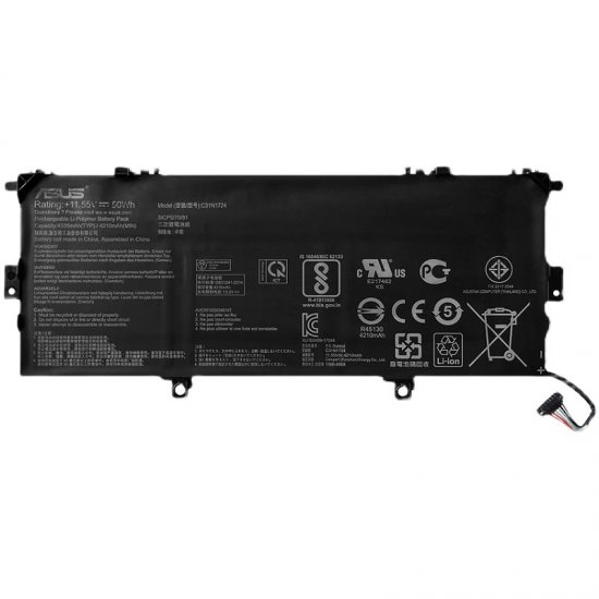 (image for) Asus 0B200-02760400 C31N1724 Original Akku 4335mAh 50Wh 3 Zellen