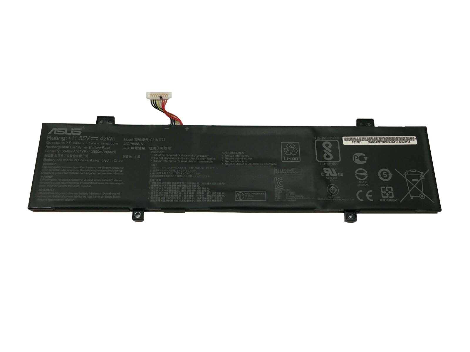 (image for) Original 3640mAh 42Wh Akku Asus VivoBook Flip 14 TP412UA-DB31T