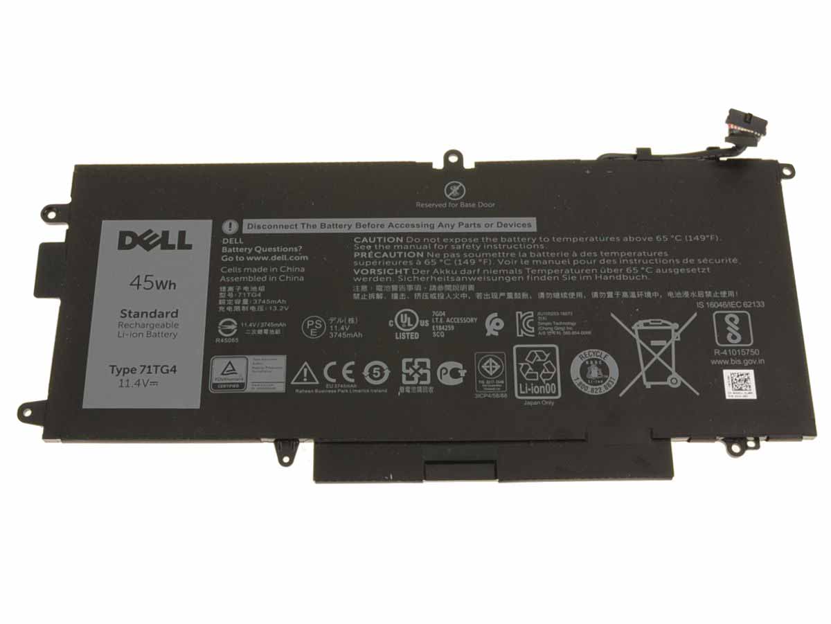 (image for) Dell 071TG4 0CFX97 0X49C1 Original Akku 3940mAh 45Wh 4 Zellen