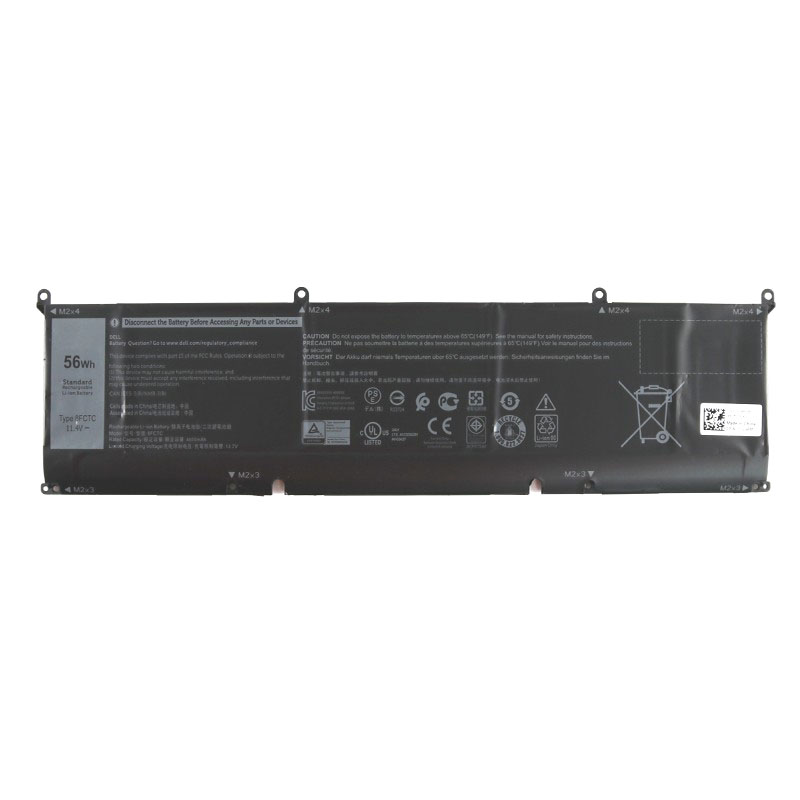 (image for) Dell 3ICP7/73/64 8FCTC DVG8M P8P1P Original Akku 4650mAh 56Wh