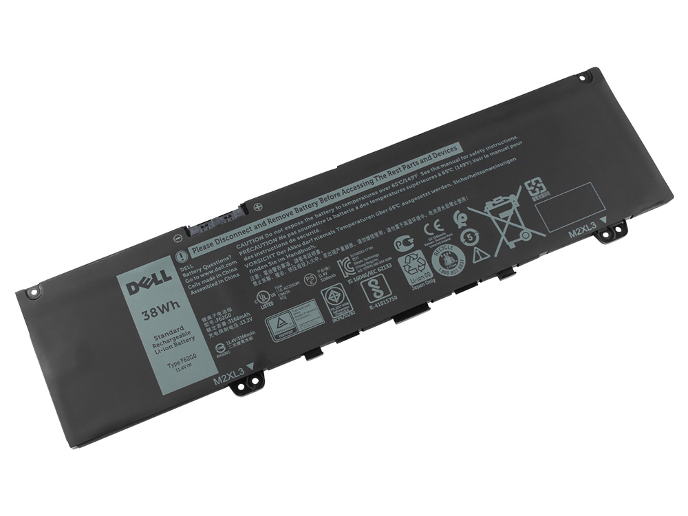 (image for) Dell Inspiron 13 5370-0576 Original Akku 3166mAh 38Wh 3-Zellen