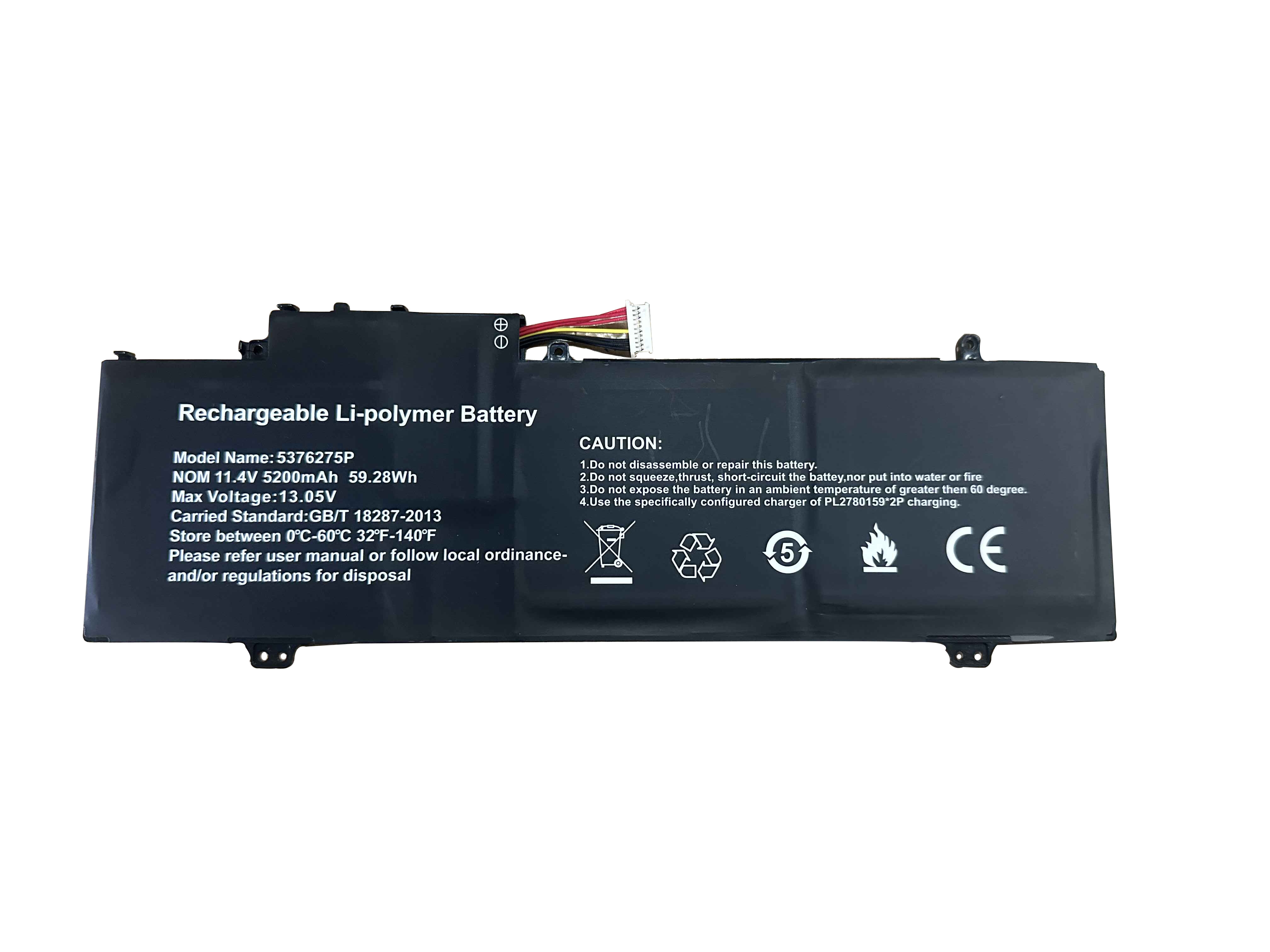 (image for) Gateway 5375275P 5376275P Akku 5200mAh 59.28Wh