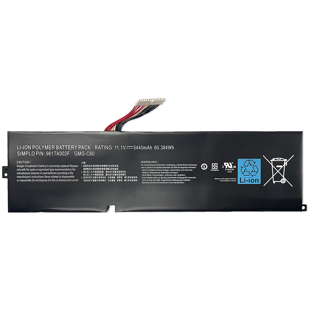 (image for) Original Gigabyte 3ICP8/38/83-2 Razer RZ09-0071 Akku 5440mAh 60.384Wh 3-Zellen