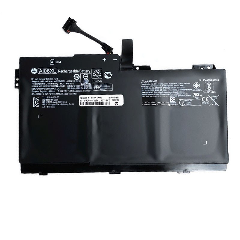 (image for) HP 808397-421 808451-001 Original Akku 96Wh