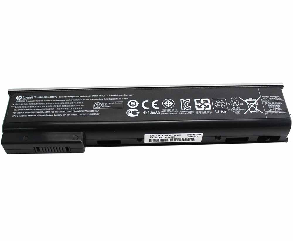 (image for) 4910mAh 55Wh 6 Zellen Akku HP 718677-421 718678-421