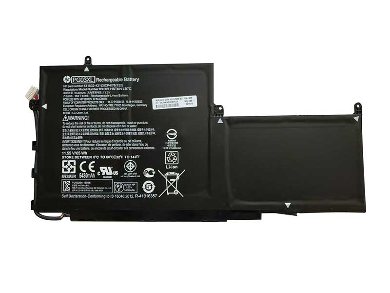 (image for) 5680mAh 65Wh 3 Zellen Akku HP 831532-421 831731-850