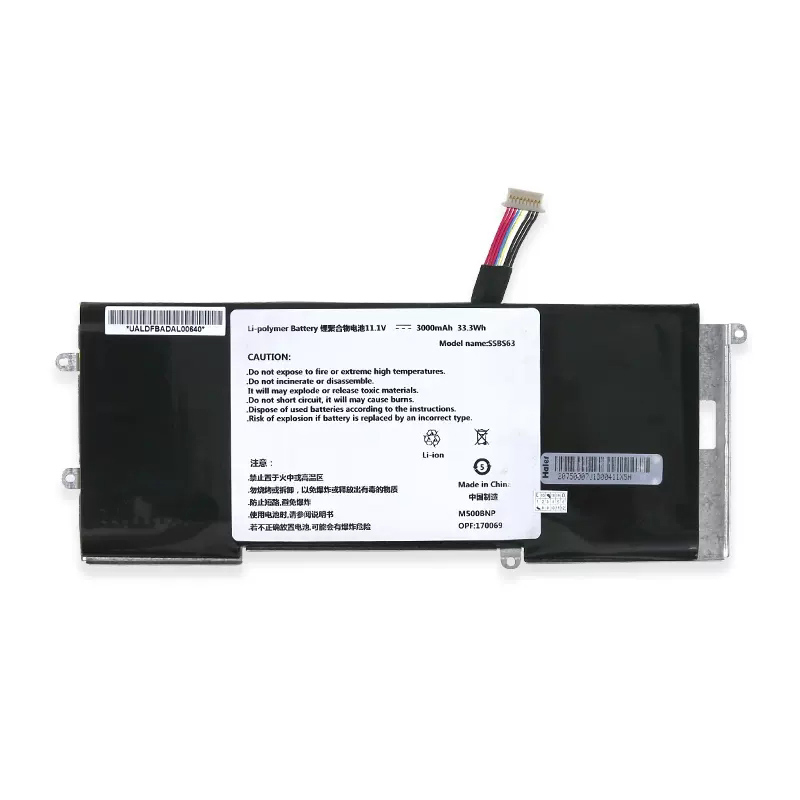 (image for) Ersatz Akku für Haier 170069 Haier M500BNP 3000mAh 33.3Wh 3-Zellen