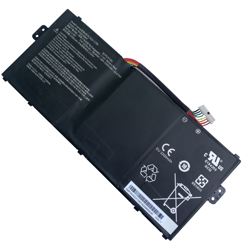 (image for) Ersatz Akku für Hasee SQU-1709 3320mAh 38.04Wh 3-Zellen