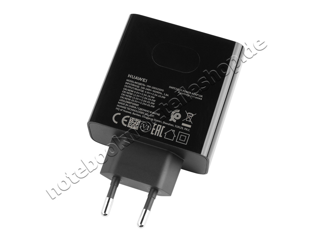 (image for) Original 65W USB-C Huawei HW-200325EP0 Netzteil Ladegerät