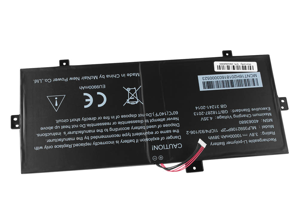 (image for) Medion Akoya E2227T MD 60725 Original Akku 10000mAh 38Wh 2 Zellen