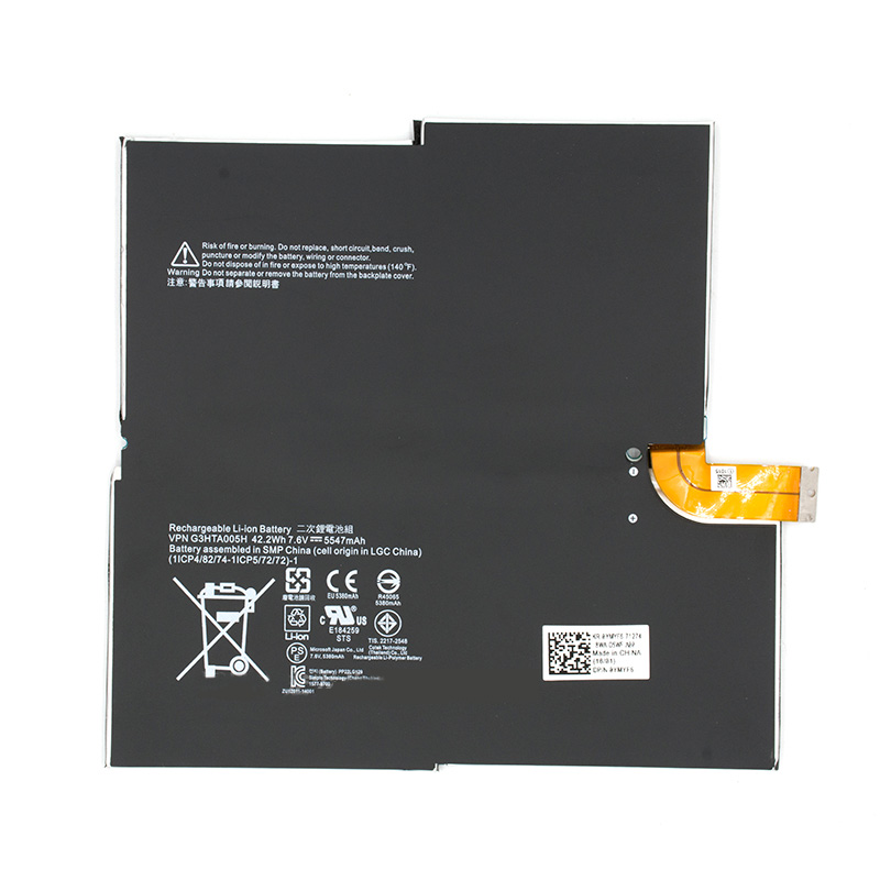 (image for) Original Microsoft 1577-9700 Microsoft G3HTA005H Akku 5547mAh 42.2Wh 4-Zellen