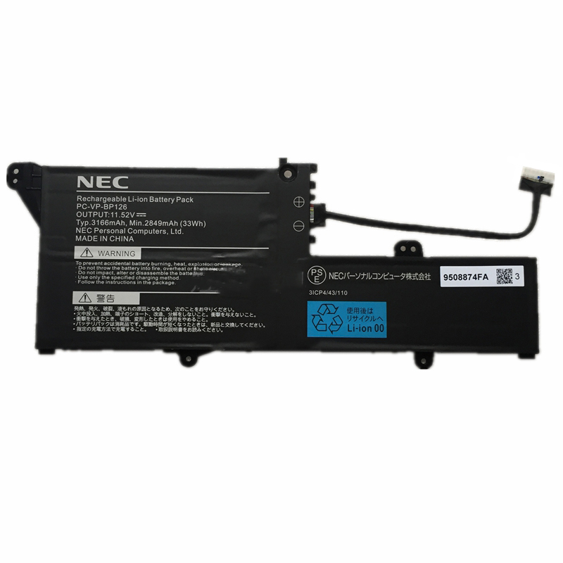 (image for) Ersatz Akku für NEC GN10R7/9A PC-GN10R79AA 3166mAh 33Wh 3-Zellen