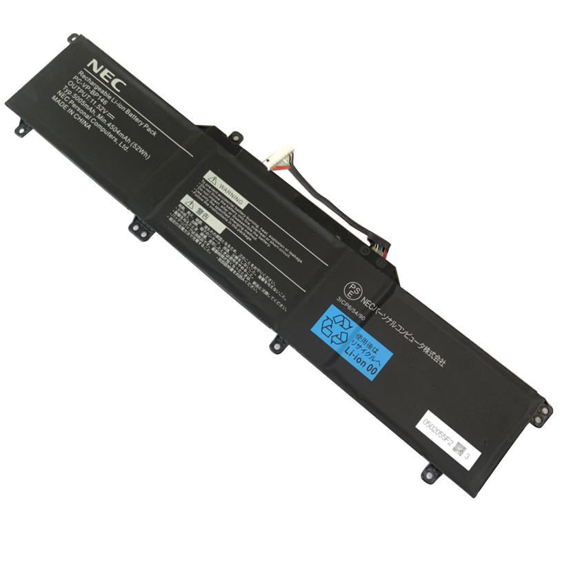 (image for) Ersatz Akku für NEC PC-VP-BP146 NEC 3ICP6/54/90 5005mAh 52Wh 3-Zellen