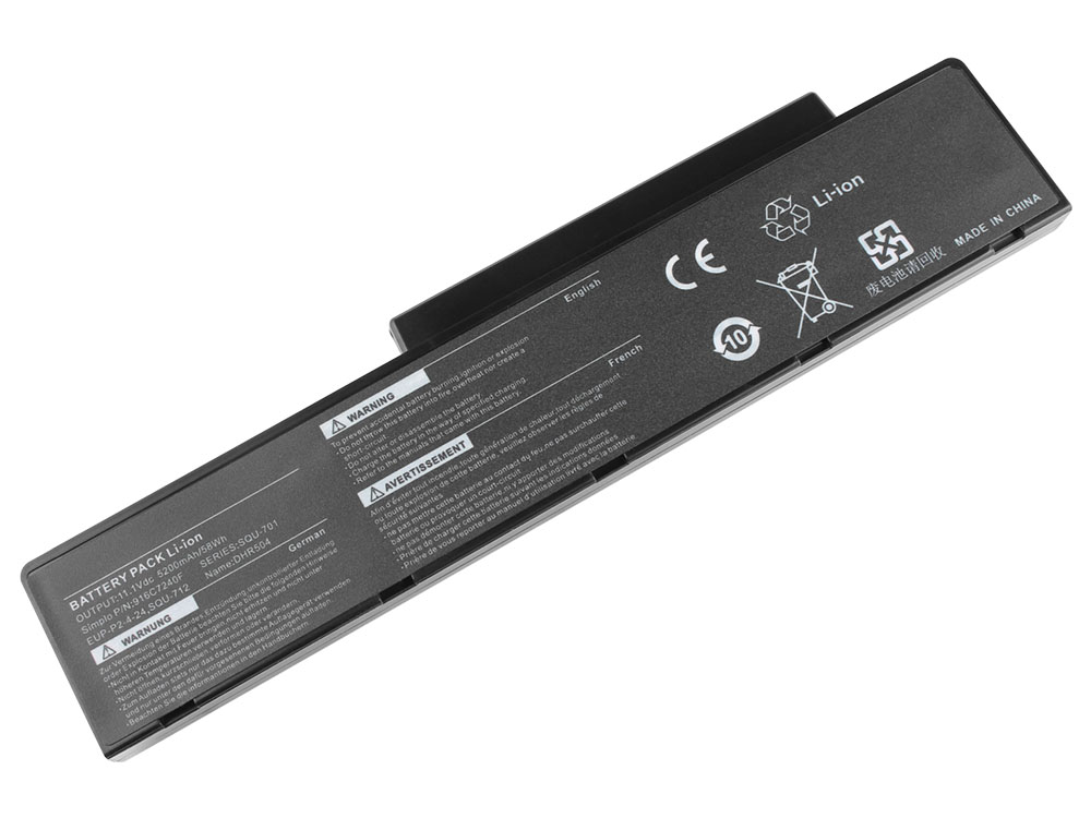 (image for) 5200mAh 6 Zellen Akku Packard Bell SQU-712