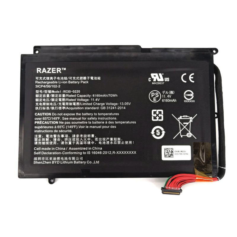 (image for) Original 6160mAh 70Wh 3 Zellen Akku Razer Blade Pro 17 RZ09-03148E13-R3J1