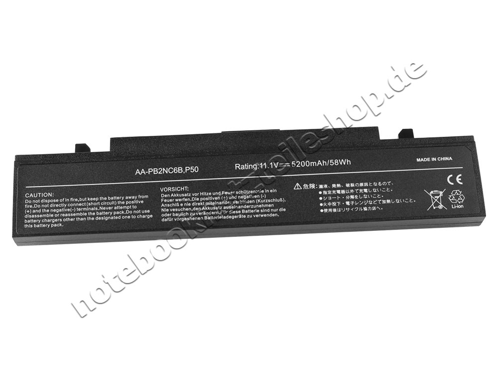 (image for) 5200mAh 58Wh 6 Zellen Akku Samsung 305V 305V3A 305V4A 305V4Z