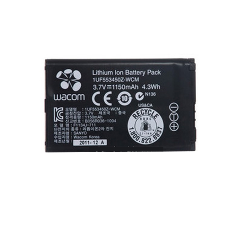 (image for) Original Wacom 1UF553450Z-WCM Wacom ACK-40403 Akku 1150mAh 4.3Wh 1-Zellen